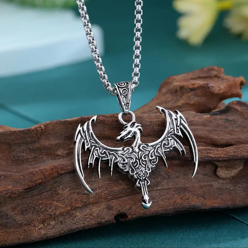 Collana nodo celtico - , drago