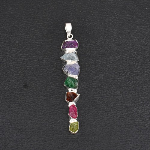 Ciondolo naturale multi chakra