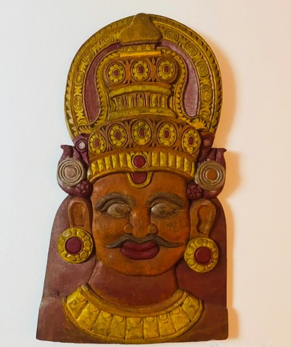 Maschera legno intagliato - legno,