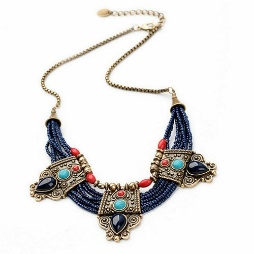 Collana donna perline riso