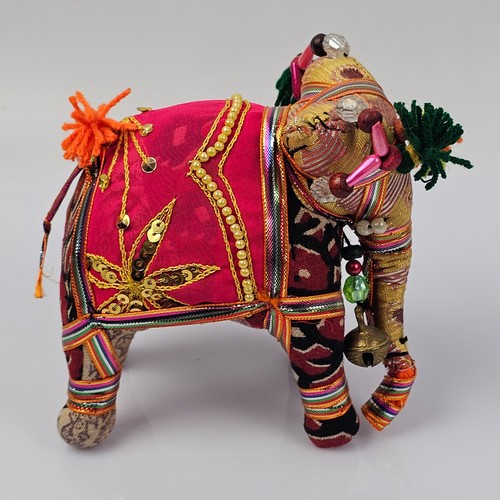 Elefante indiano stoffa - elefante,