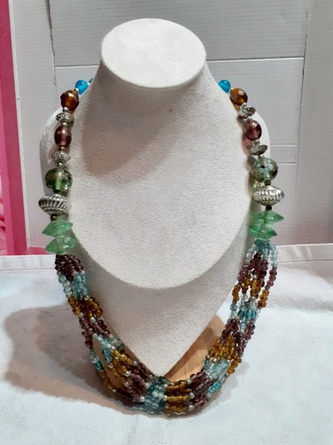 Collana vintage vetro - collana, in