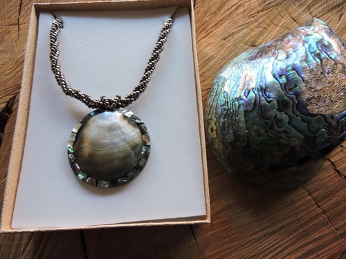 Collana ciondolo madreperla - ciondolo,