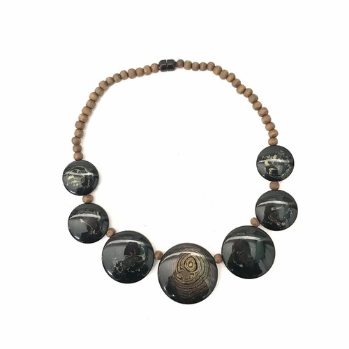 Collana donna legno stile - collana,