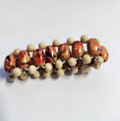 Bracciale etnico con perline - bracciale,