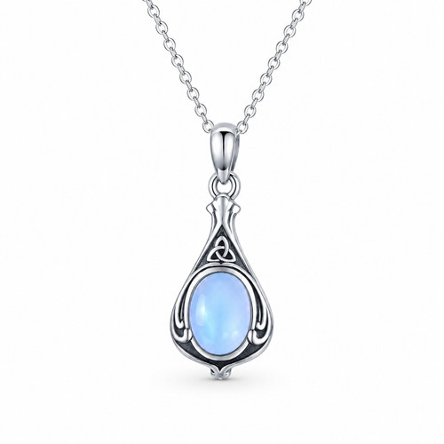 Collana pietra luna argento - collana,