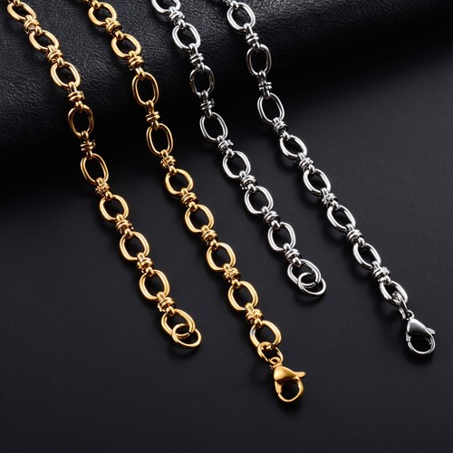 Collana corazzata chunky - , ovale