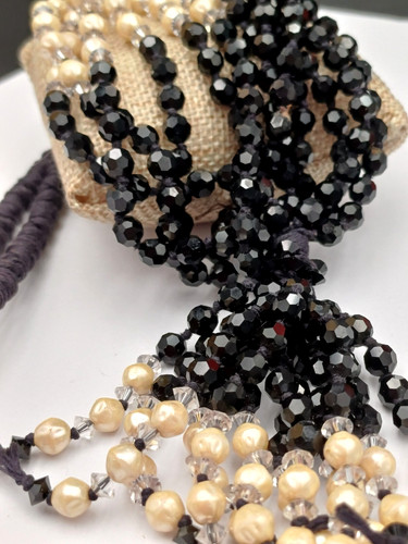 Collana multifilo perline in - collana,