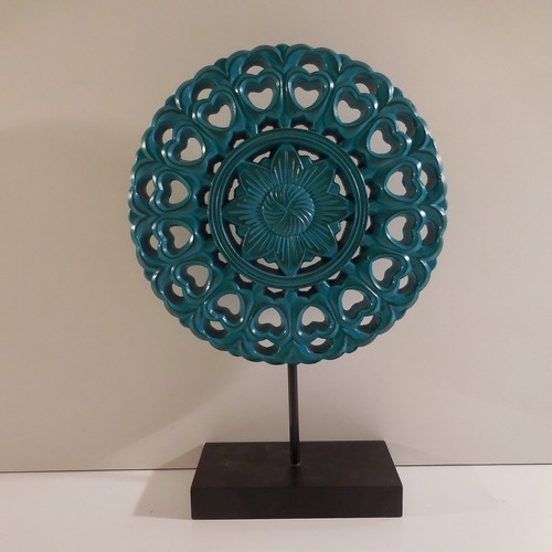 Scultura disco mandala fatto - scultura,